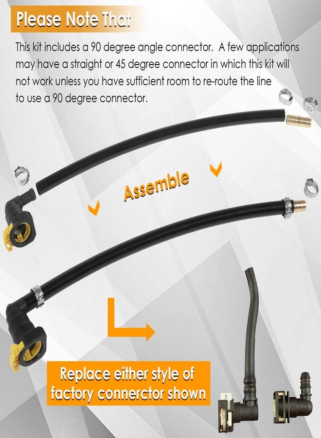 Yoursme طقم إصلاح موصل خط إمداد خزان فلتر الوقود لسيارات فورد F250 F350 F450 F550 6.7L Powerstroke Diesel موديلات 2011-2022، بديل للرقم HC3Z9J338L (عند الفلتر/الخزان/المضخة). - Image 4